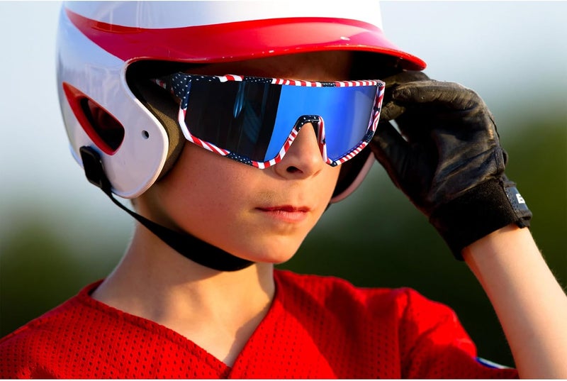 Derowern Youth Baseball Sunglasses, Kids Polarized Sports Sunglasses,UV400 Protection Glasses for Boys Girls Softball Cycling - Image 2